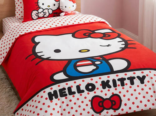 מצעי ילדים 100% כותנה – HELLO KITTY RETRO