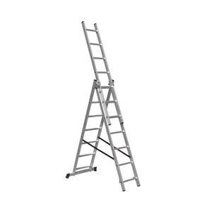 סולם ג אלומיניום 3X12 תקן 150 קג GPT