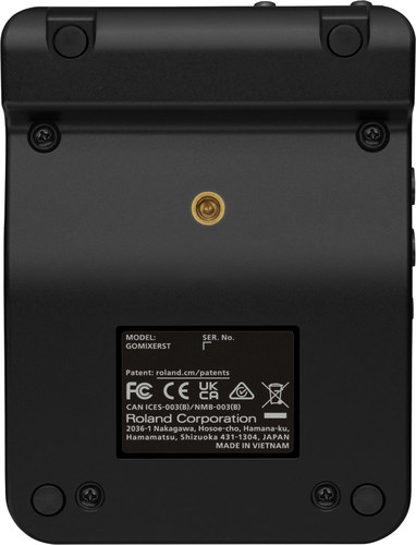 זווית נוספת roland go:mixer studio audio mixer/interface