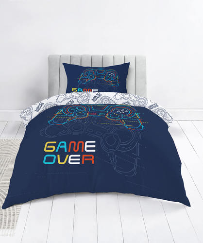 מצעי ילדים ונוער 100% כותנה – GAME OVER