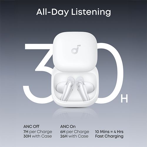 אוזניות ANC מתקדמות ANKER soundcore Liberty Buds - צבע לבן