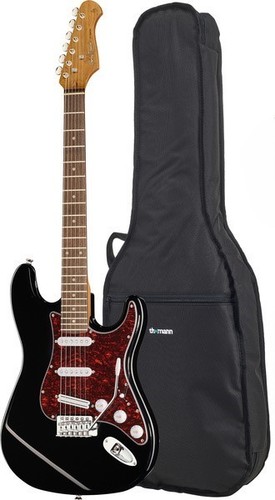 זווית נוספת harley benton st-62bk hot rod electric guitar + bag