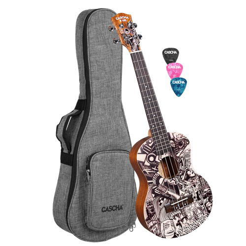 יוקללה טנור + נרתיק CASCHA HH-2609