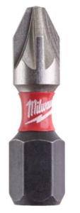מארז סט 25 ביטים PZ2 על 25 מ"מ לאימפקט ShockWave MILWAUKEE 