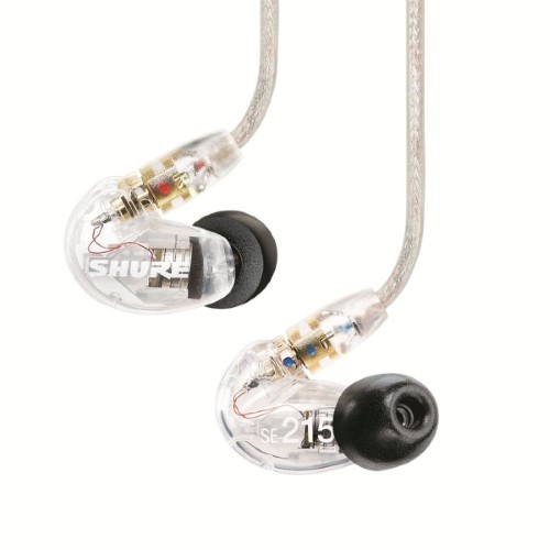 SE215 EARPHONE,CLEAR W/MODEL:RMCE-UNI