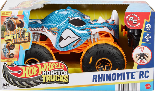 מכונית שלט רחוק Monster Trucks Rhinomite בקנה מידה 1:24