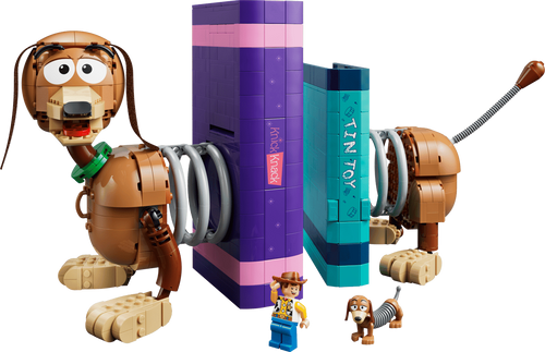לגו  - תומך ספרים עם הכלב סלינקי - LEGO 43301