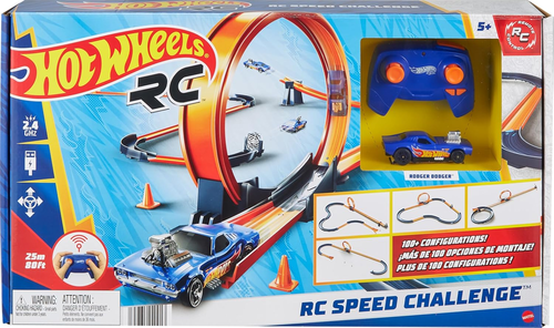מסלולי 30 חלקים ומכונית שלט RC Speed Challenge