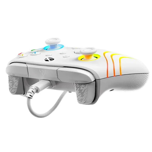 בקר חוטי לגיימינג Turtle Beach Afterglow Wave תאורת RGB – תואם Xbox ו‑PC לבן