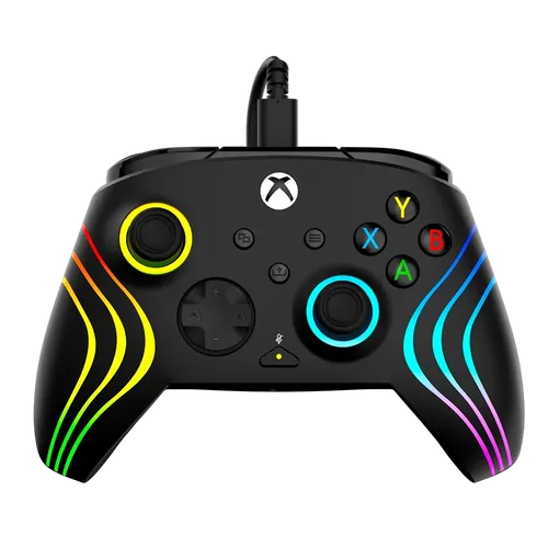 בקר חוטי לגיימינג Turtle Beach Afterglow Wave תאורת RGB – תואם Xbox ו‑PC שחור
