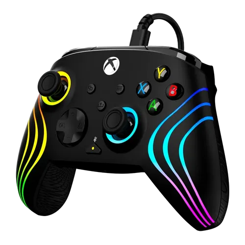 בקר חוטי לגיימינג Turtle Beach Afterglow Wave תאורת RGB – תואם Xbox ו‑PC שחור