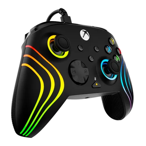 בקר חוטי לגיימינג Turtle Beach Afterglow Wave תאורת RGB – תואם Xbox ו‑PC שחור