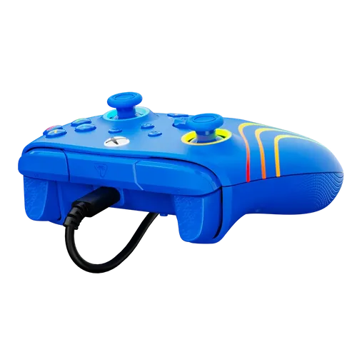 בקר חוטי לגיימינג Turtle Beach Afterglow Wave תאורת RGB – תואם Xbox ו‑PC כחול