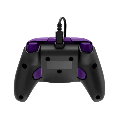 בקר גיימינג חוטי דגם PDP Rematch™ Glow Advanced Wired בצבע סגול מבית Turtle Beach