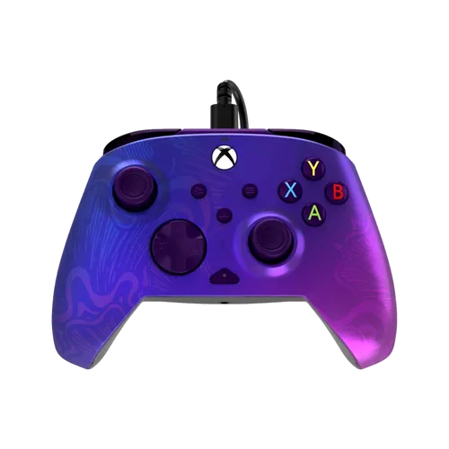 בקר גיימינג חוטי דגם PDP Rematch™ Glow Advanced Wired בצבע סגול מבית Turtle Beach