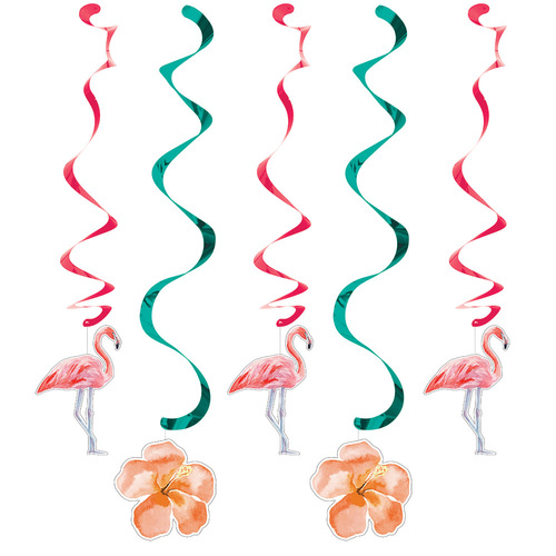 קישוטי תלייה פלמינגו 5 יח' 