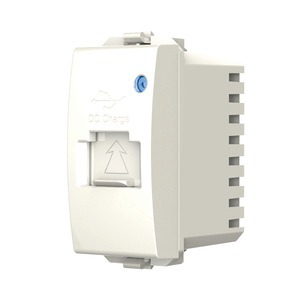 מטען 5V 1A USB מואר לד ירוק 1 מודול לבן ניסקו סוויץ
