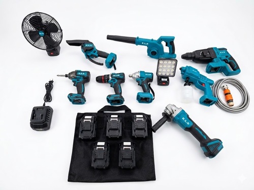 ערכת 10 כלים Brushless + סוללות מבית טייגר 