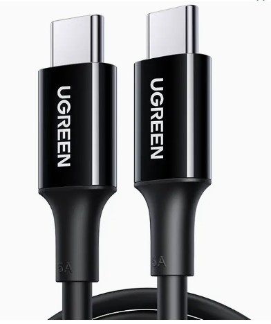 כבל סנכרון וטעינה איכותי USB-C ל USB-C תומך עד 100W באורך 2 מטר UGREEN