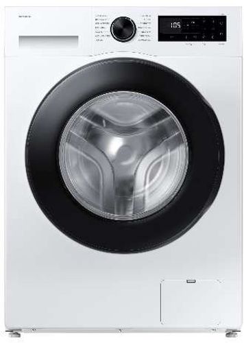 מכונת כביסה פתח חזית Samsung סמסונג 8 ק”ג 1200 סל”ד דגם – WW80FG5L32AE – צבע לבן דלת שחורה