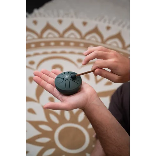 תוף לשוניות בגודל 3″ (מיני) בגימור ירוק כהה מבית Meinl