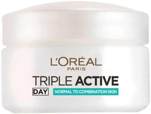 Loreal Triple Active Normal To Combination Skin Day Cream 50ML לוריאל קרם יום פעולה משולשת לעור רגיל עד מעורב