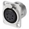 NC5FD-L-1 מחבר XLR לפאנל NEUTRIK
