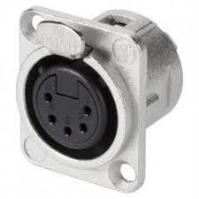 NC5FD-L-1 מחבר XLR לפאנל NEUTRIK