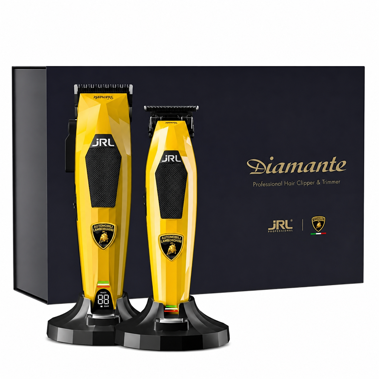  סט מכונות תספורת JRL Diamante Collection Clipper + Trimmer Set גי אר אל