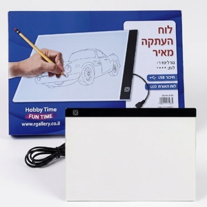 לוח העתקה מאיר LED לציור והעתקה A4