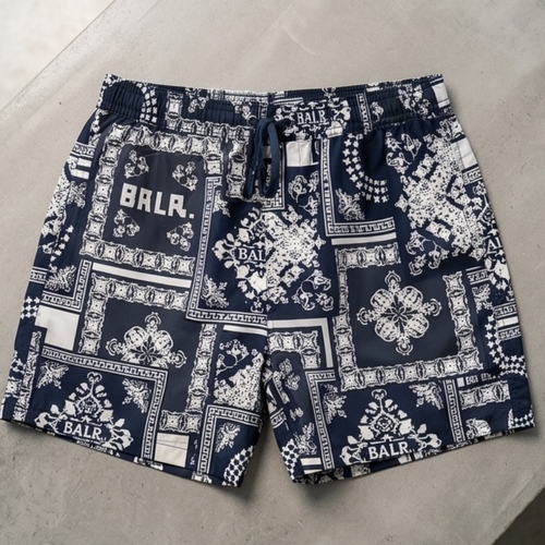 בגד ים BALR מידות S-XXL לגברים בדוגמת פייזלי