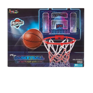 לוח סל אלקטרוני לילדים MVP Basketball – סל כדורסל לדלת עם ניקוד אוטומטי, תאורה וצלילים