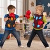 סט אגרוף אלקטרוני לילדים Boxing Real Action – משחק אגרוף זוגי עם אפודי מגן, כפפות וניקוד דיגיטלי