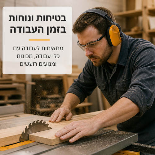 אוזניות תקניות רצועת ראש רכה - דגם 106