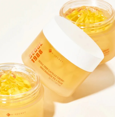 קרם קפסולות ללחות K-Secret  Seoul 1988 Capsule  Cream Niacinamide 50ml