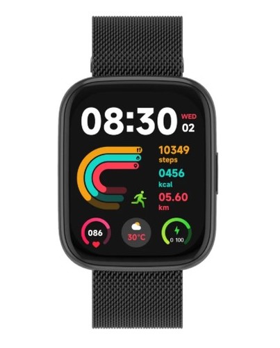 שעון חכם צבע שחור FitPro S4