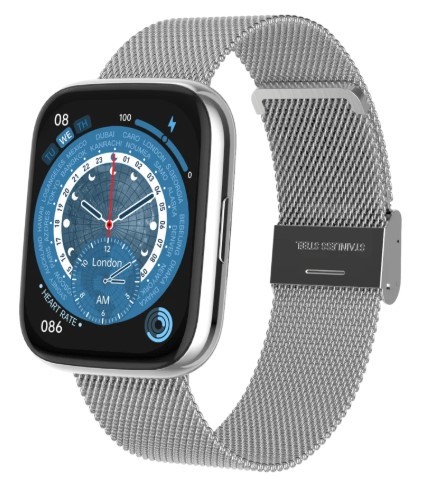 שעון חכם צבע כסף FitPro S4