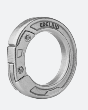 CUPID STEEL - טבעת פלדה עגולה עם פתיחה מהירה מבית EDELRID
