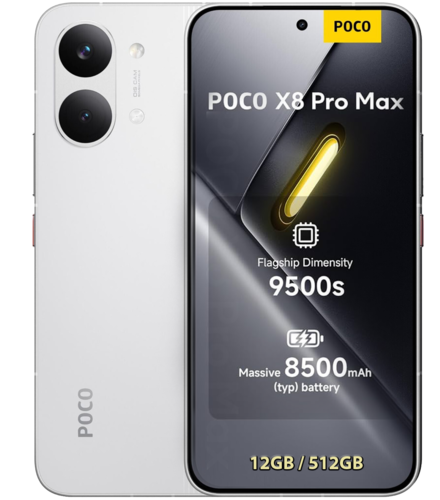 טלפון סלולרי Xiaomi Poco X8 Pro MAX 512GB 12GB RAM 