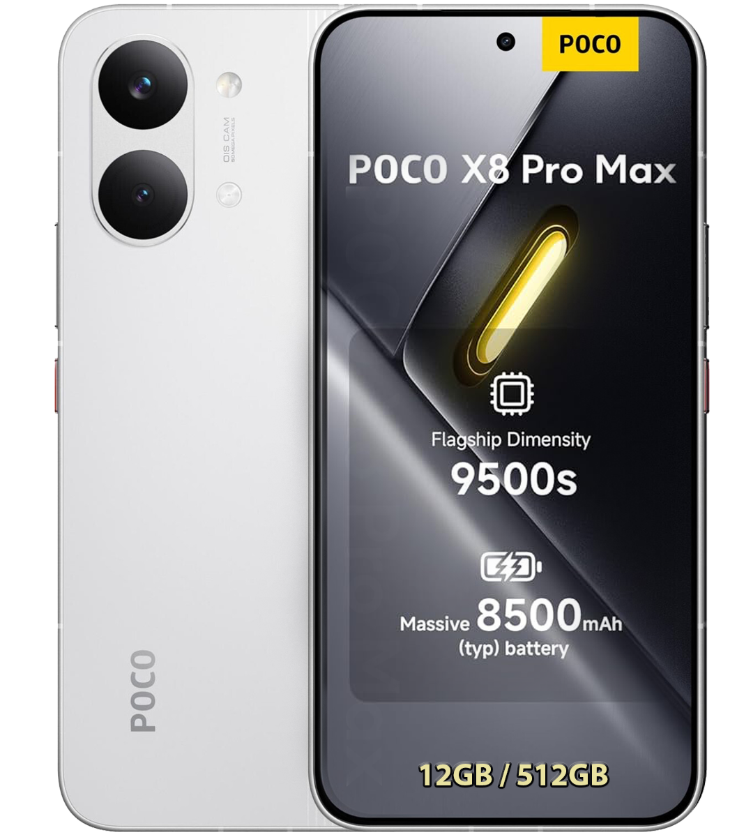 טלפון סלולרי Xiaomi Poco X8 Pro MAX 512GB 12GB RAM 