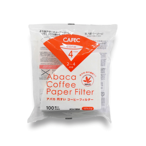 נייר לקפה פילטר גודל 2-4 Cafec Abaca