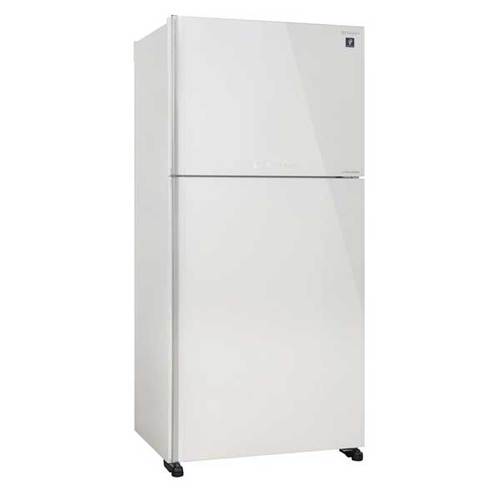 מקרר מקפיא עליון 556 ליטר Sharp SJ-4655W זכוכית לבנה שארפ