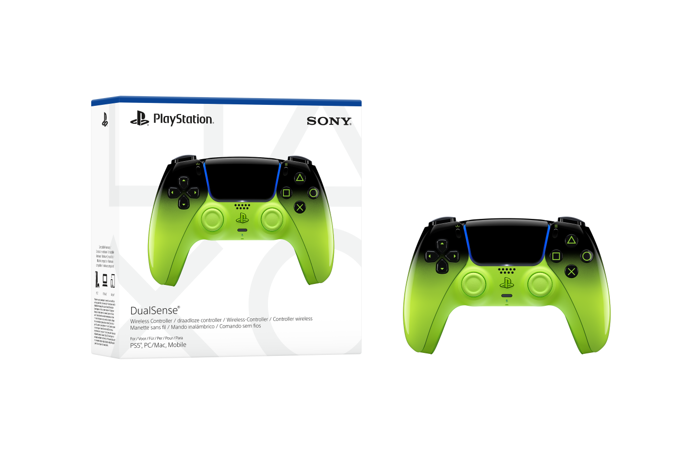 שלט אלחוטי Playstation DualSense Wireless For PS5 Remix Green 