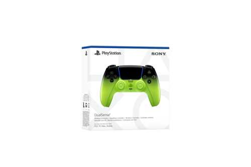שלט PS5 מקורי DualSense Remix Green קופסה קדמית Sony