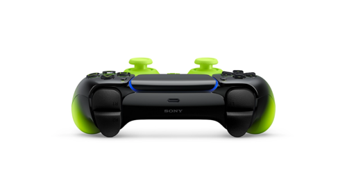שלט PS5 מקורי DualSense Remix Green מבט אחורי בקר אלחוטי Sony
