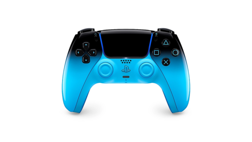 שלט PS5 מקורי DualSense Rhythm Blue מבט קדמי – בקר אלחוטי Sony