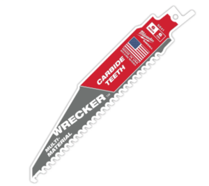 להב מסור חרב "6 להריסה רב-חומרי Milwaukee 48005241 WRECKER™ Carbide Teeth