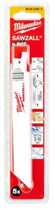 מארז 5 להבי משור חרב מילווקי Milwaukee 48005292 – אורך 150 מ"מ רב-תכליתי Bi-Metal