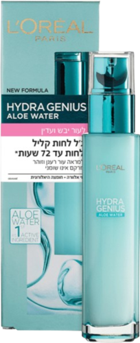 Loreal Hydra Genius Liquid Moisturiser Dry & Sensetive Skin 70ML לוריאל הידרה ג'יניוס ג'ל לחות קלילה לעור יבש ועדין