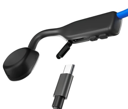 אוזניות הולכת עצם אלחוטיות צבע כחול Shockz OpenMove IP55